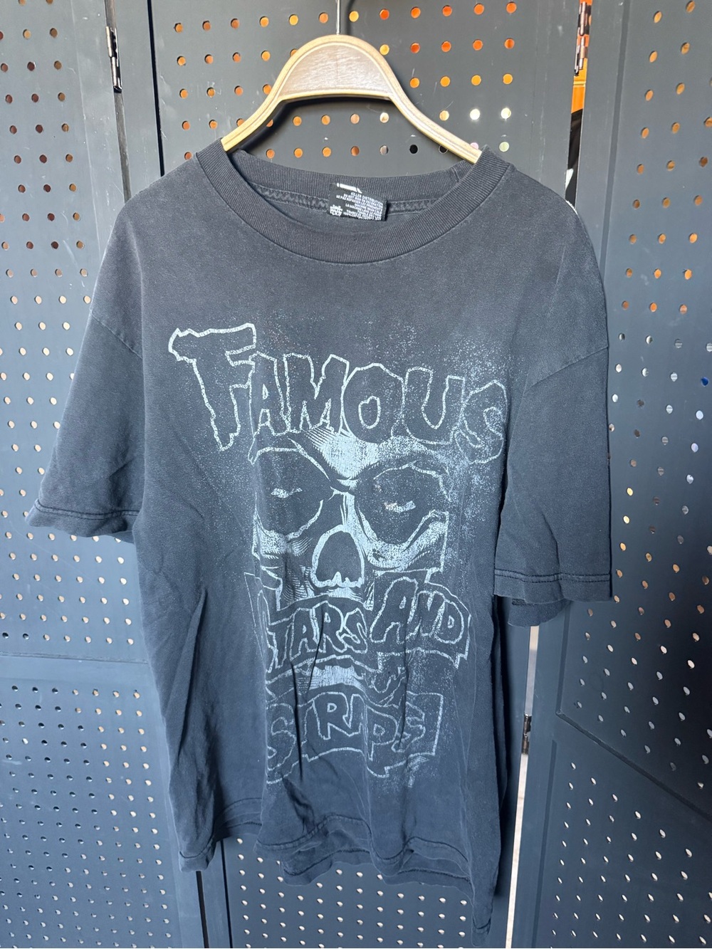 Famous Stars & Straps Black Skull Graphic Short Sleeve Tee